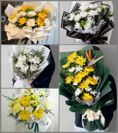 河南驻马店泌阳县白事花束代送